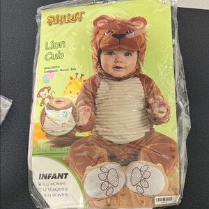 Spirit Infant Lion Costume with Brown and Cream Colors